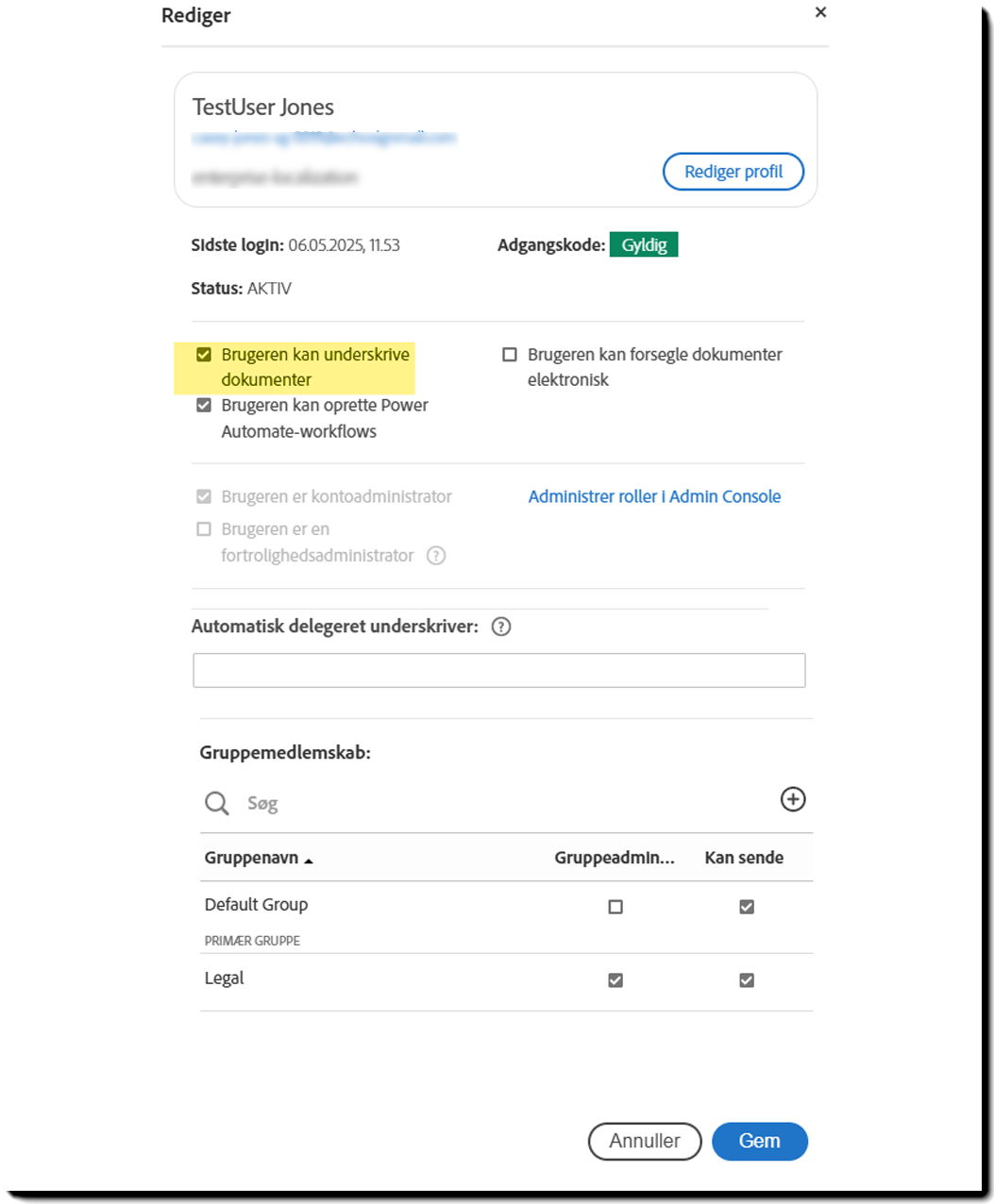 edit_-_can_sign Brugerprofil, der fremhæver indstillingen Bruger kan underskrive