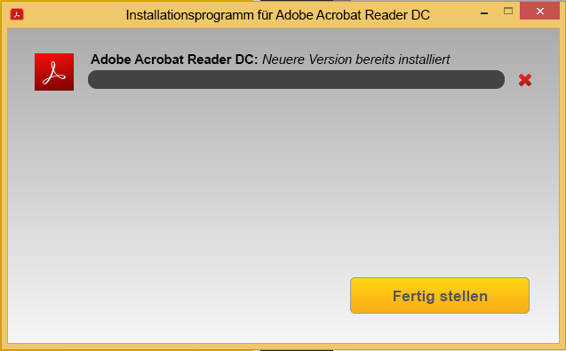 Installieren Sie vom Acrobat Reader Download Center aus Installieren Sie vom Acrobat Reader Download Center aus
