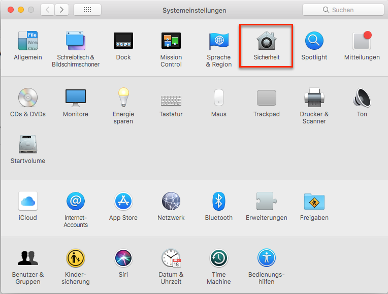 Sicherheit/Datenschutz