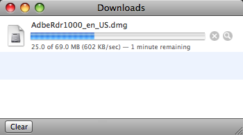 Downloadfortschrittsleiste