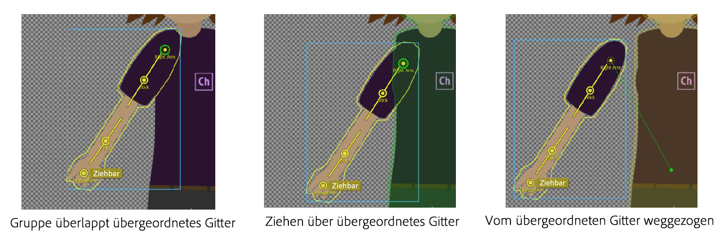 Gruppen automatisch anhängen