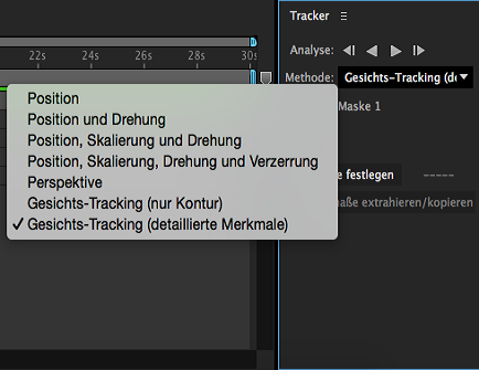 Auswählen einer Tracking-Methode