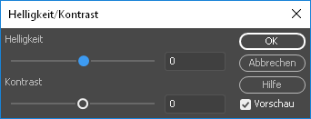 Helligkeit und Kontrast von Bildern in Dreamweaver anpassen