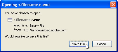 Klik op Bestand opslaan
