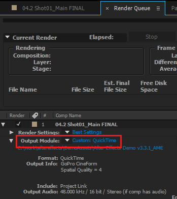 Output Module setting