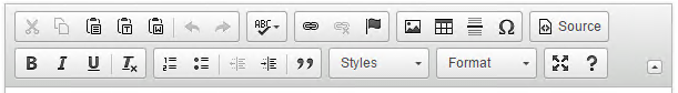 Basic toolbar Basic toolbar