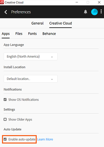 Enable Auto-update