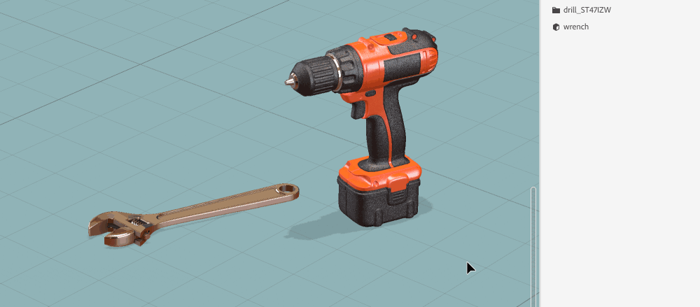 Click an object to select it.