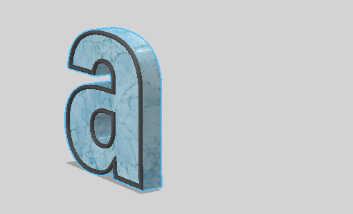 Transform material properties