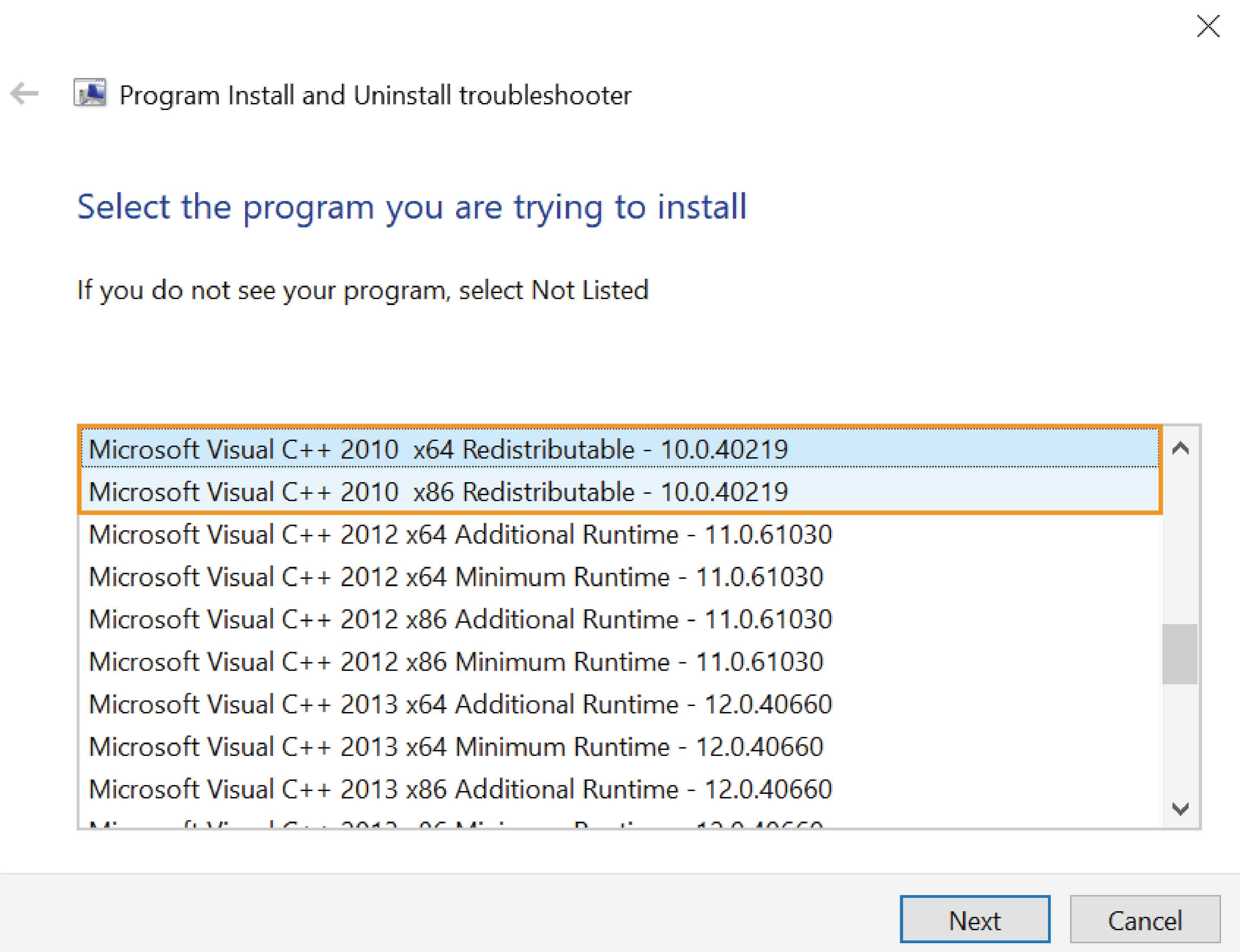 VC Redistributable