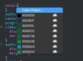 Color swatches from CC libraries are indicated by the cloud icon Color swatches from CC libraries are indicated by the cloud icon