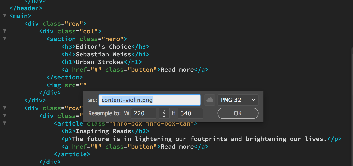 Resampling toepassen op afbeeldingen