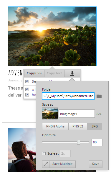 Een afbeelding extraheren via het pictogram Middel extraheren Een afbeelding extraheren via het pictogram Middel extraheren