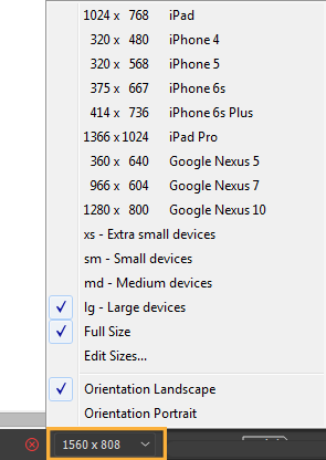 Document resize options Document resize options