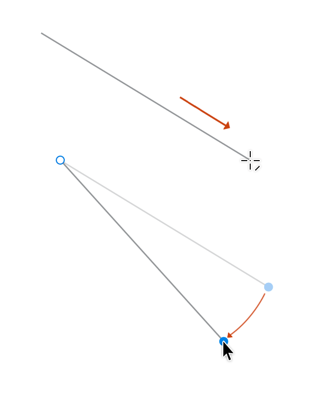 Draw lines Draw lines using the Line tool.