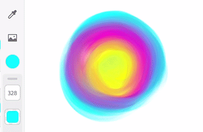 Multi-colour-selection Sample colors with eyedropper and color sampler.