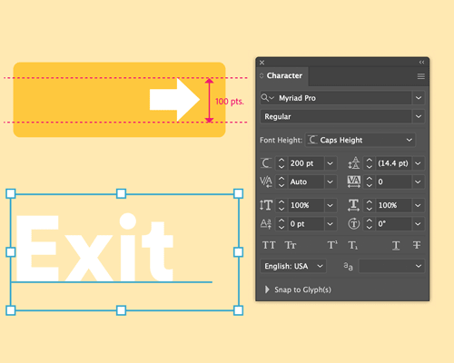 Ai-Text-vertical-align-C-height Font height