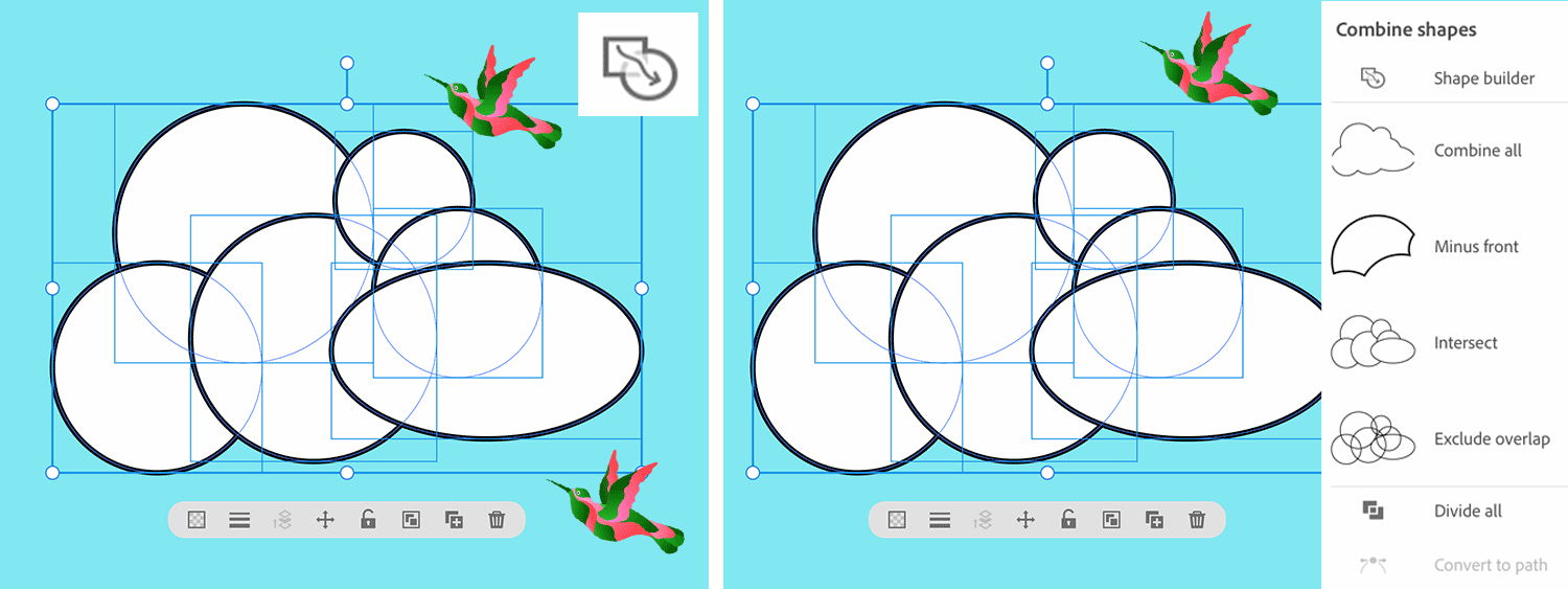 Draw and edit a shape