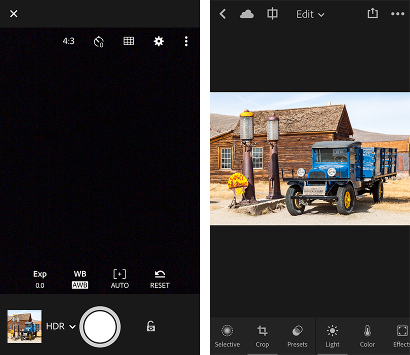 hdr_capture HDR mode in Lightroom for mobile (iOS)
