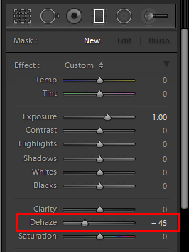 Dehaze as a local adjustment Lightroom Dehaze as a local adjustment