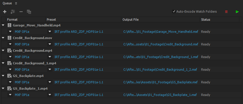 Queue Panel Media source in queue panel