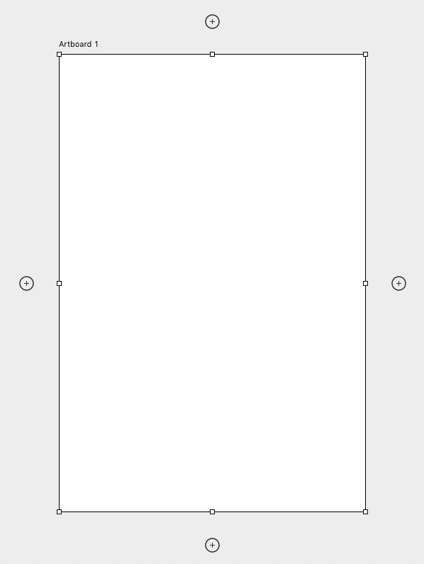 Add artboards with plus icons Photoshop Add artboards with plus icons