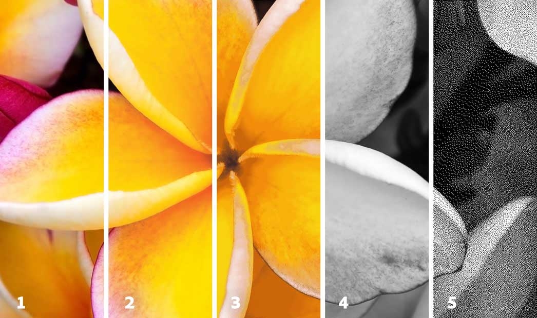 Examples of different color modes Photoshop Examples of different color modes