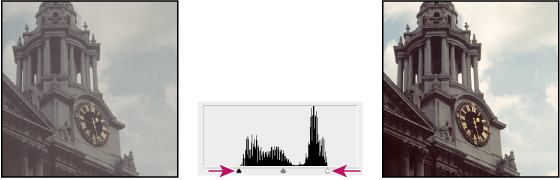 Zwart- en witpunten aanpassen Photoshop - Zwart- en witpunten aanpassen