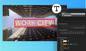 Create an animated title graphic