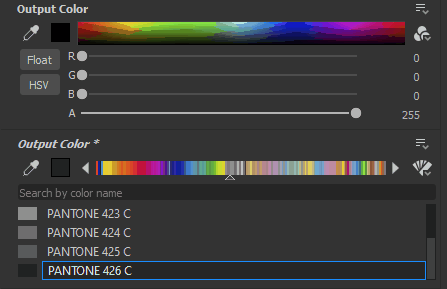 Picking and converting Spot colors