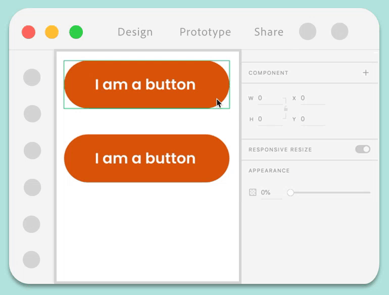 Click Edit to switch the selection to the Master component to add or edit states Click Edit to switch the selection to the Master component to add or edit states