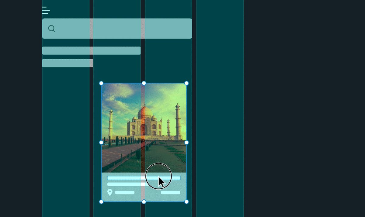 Layout grids in XD Position objects within layout grids