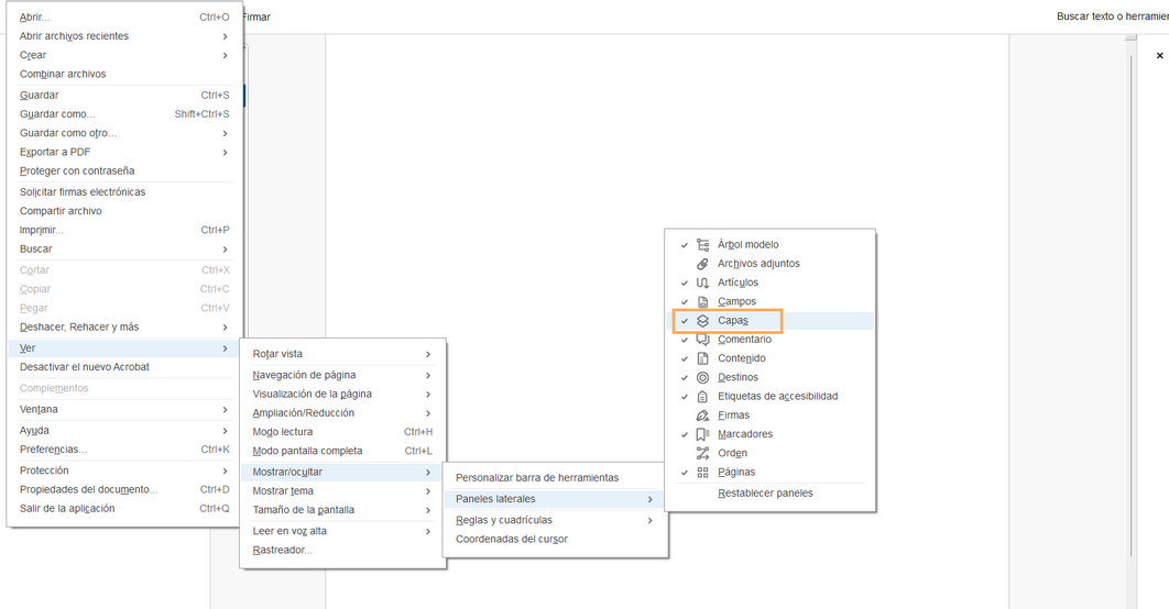layers-1 Panel Capas en Acrobat Reader