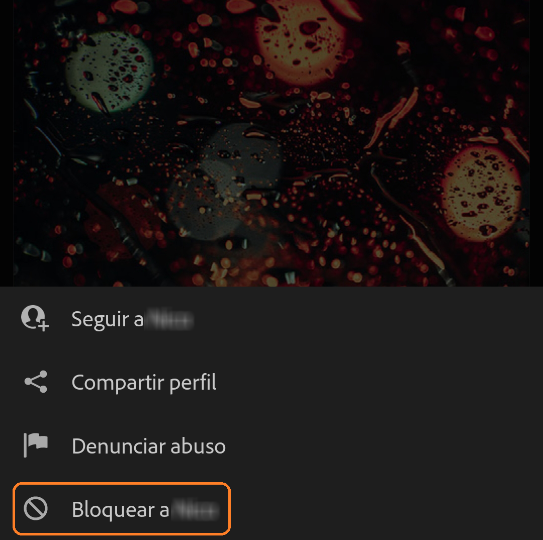 Bloquear autores