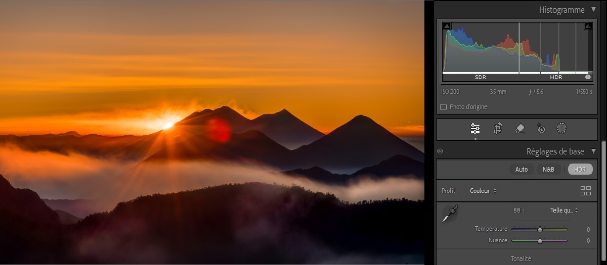 Image après l’application de l’effet HDR
