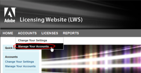Selezionate Account, Gestione account