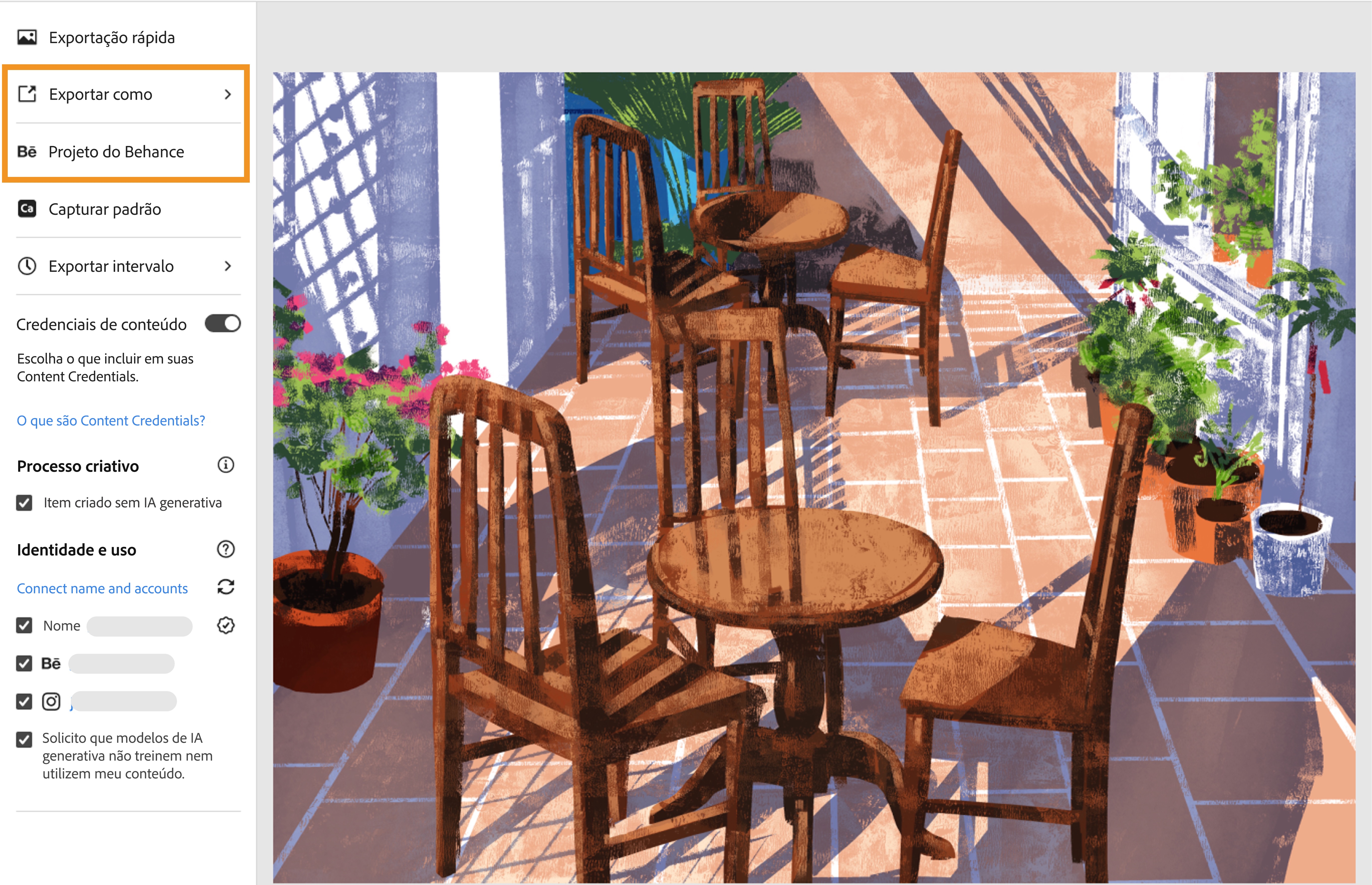 Compartilhar no Behance