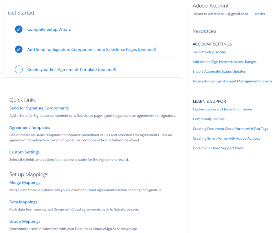 18-33_-_admin_tab Página de administrador do Adobe Sign aprimorada