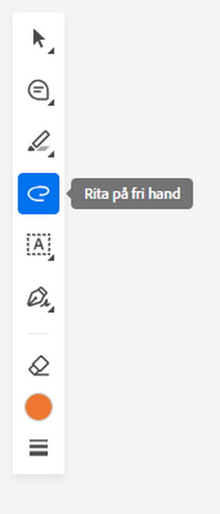 Rita på fri hand
