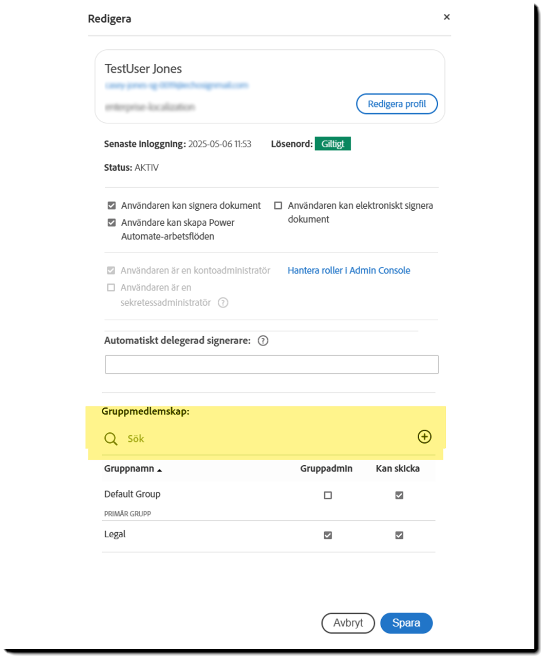 edit_-_groups Användarprofil med Användargrupper markerat