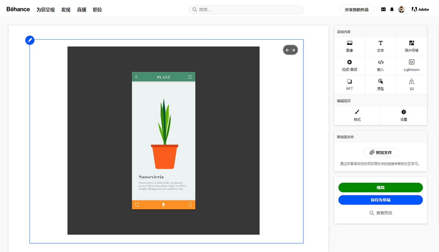单击“继续”以发布项目