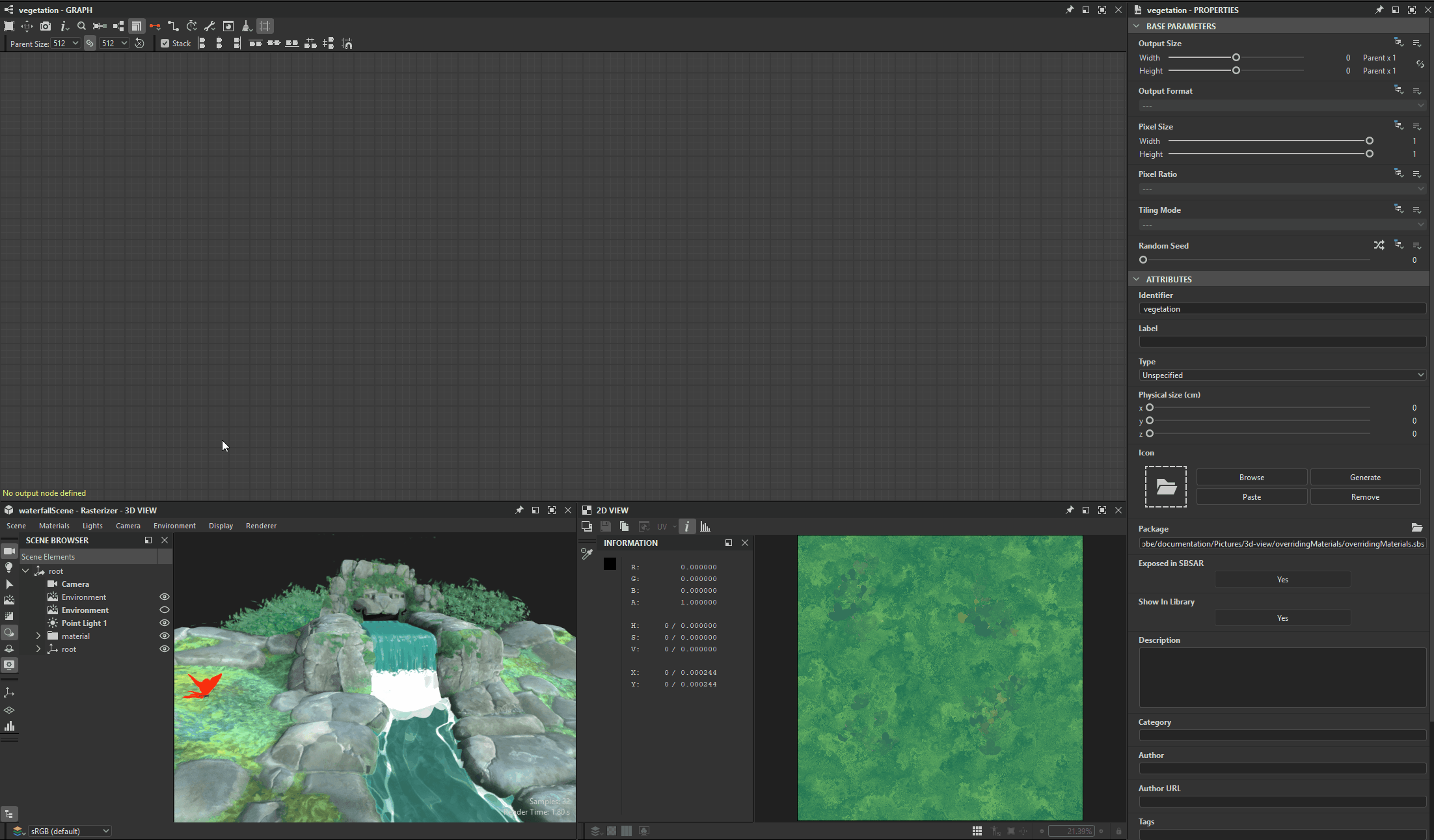 Extract texture to graph - Demonstration Extract texture to graph - Demonstration